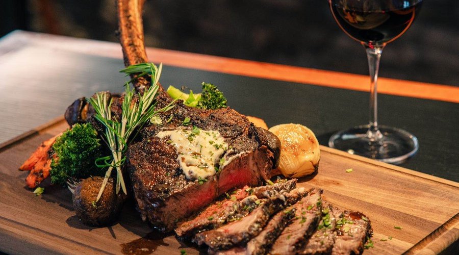 ox steak meal