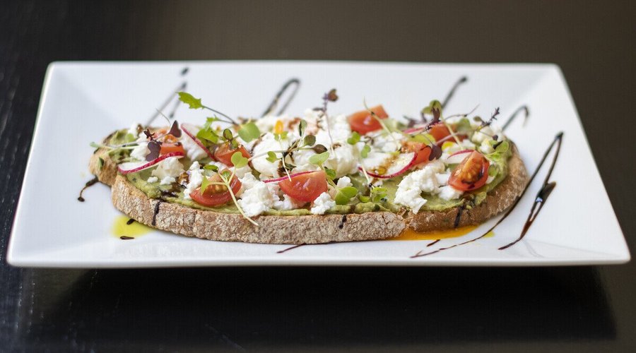 avocado and cheese toast