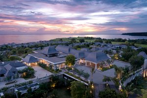 Jumeirah Bali in Pecatu, image may contain: Neighborhood, Waterfront, Suburb, Building