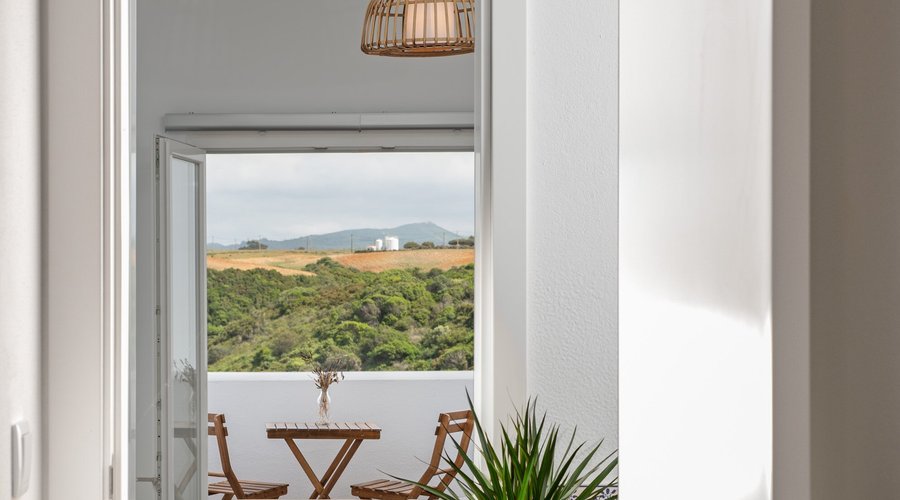 Vista quarto Oceano Pacifico. reservas@oceanhousealentejo.com