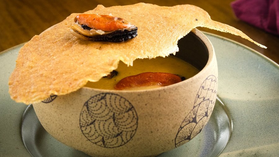 Caldo de mexilhão