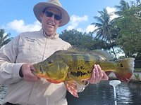 pescando pavon con rat-l-trap en miami 