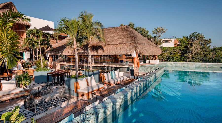 Pool and Bar Area