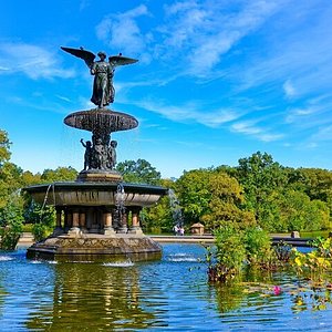 Ny, Nyc, Central Park, Bethesda Terrace, Bethesda Fountain #3