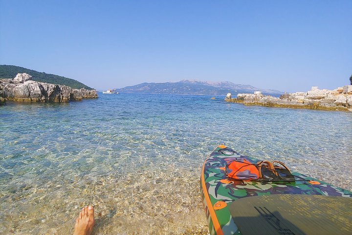 2024 Ksamil Paddleboarding In The Island   Caption 