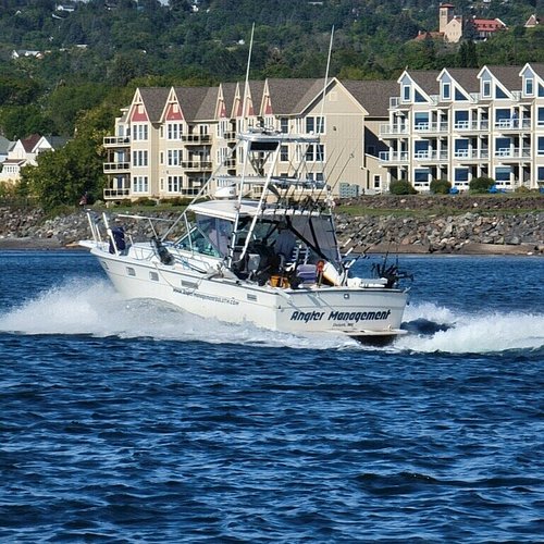 Lake Superior Charter Fishing Boats Duluth charter boats Hooker