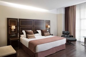NH Gran Hotel Casino Extremadura in Badajoz, image may contain: Home Decor, Cushion, Interior Design, Furniture