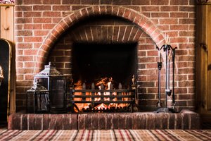 The Inn on the Moor Hotel in Goathland, image may contain: Fireplace, Indoors, Brick, Hearth