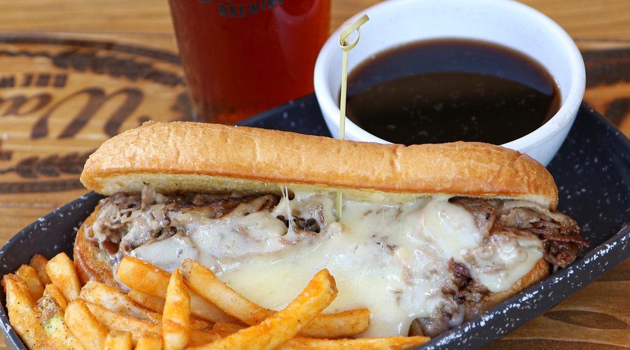 French Dip Sandwich with 808 Pale Ale