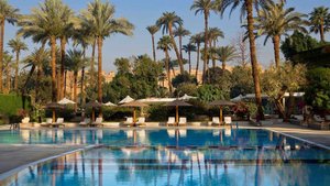 Sofitel Winter Palace Luxor in Luxor, image may contain: Resort, Hotel, Villa, Pool