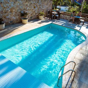 Área da piscina