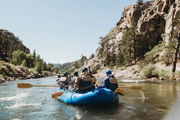 Entering Browns Canyon Noah's Ark Colorado Rafting & Aerial Adventure Park