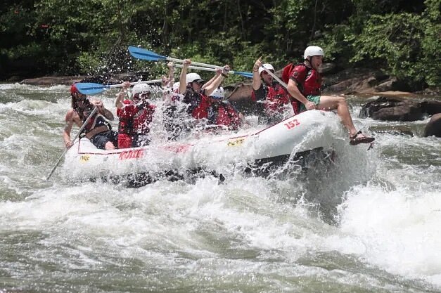 Ocoee River rafting trip