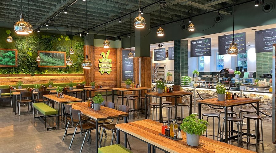 Seating area and counter