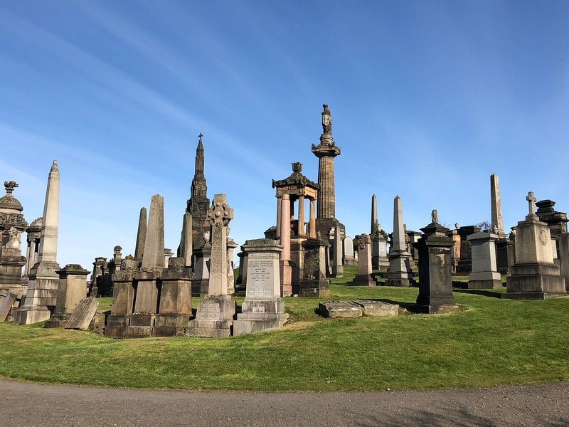 The Necropolis in Scotland