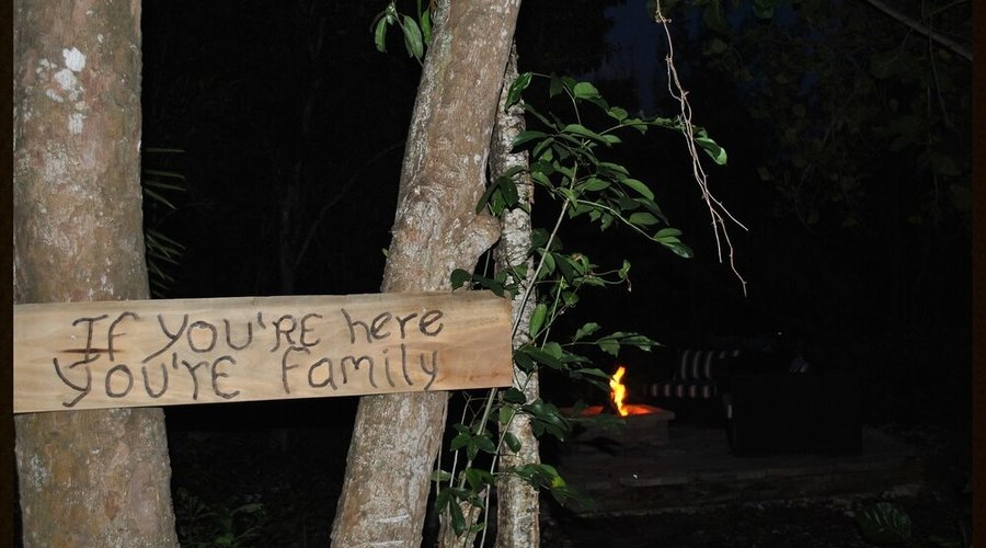 At Conch Sound Flats, "If you're here you're family."