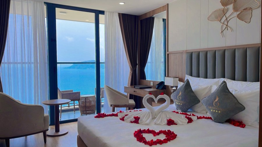 Honeymoon set up in Deluxe Double Ocean view