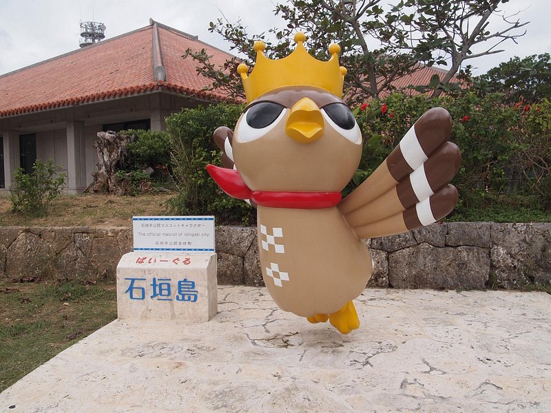 Ishigaki's mascot is Paeagle, a crested serpent eagle that lives in the forest.