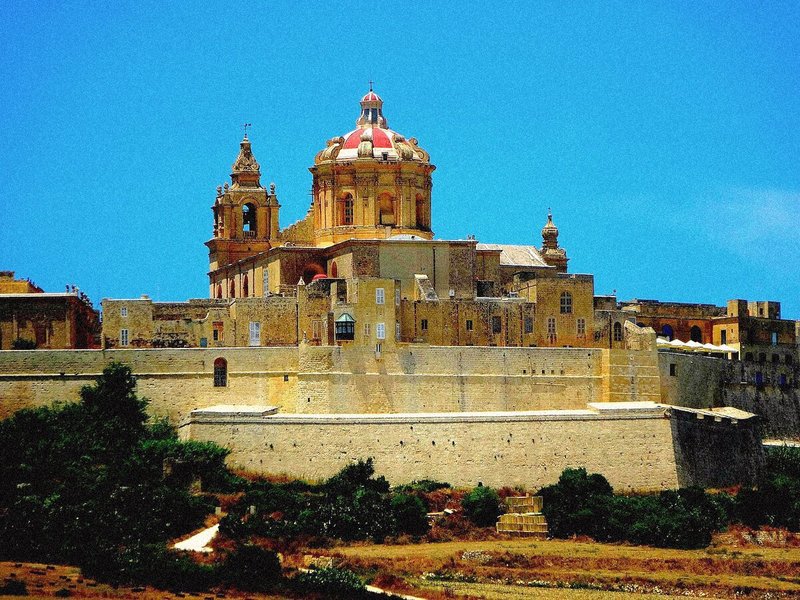 La vieille ville de Mdina et ses remparts