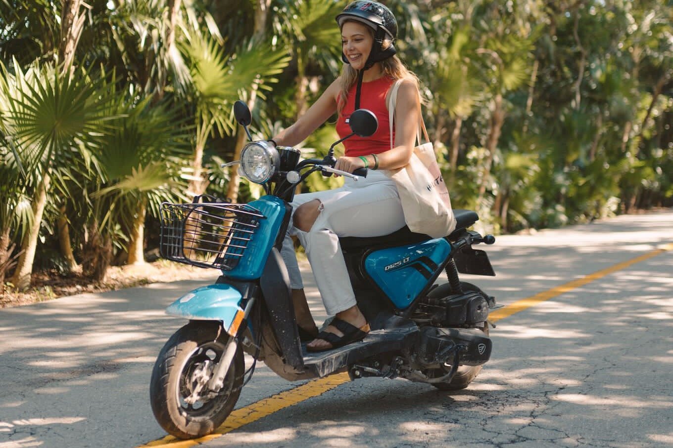 scooters in tulum