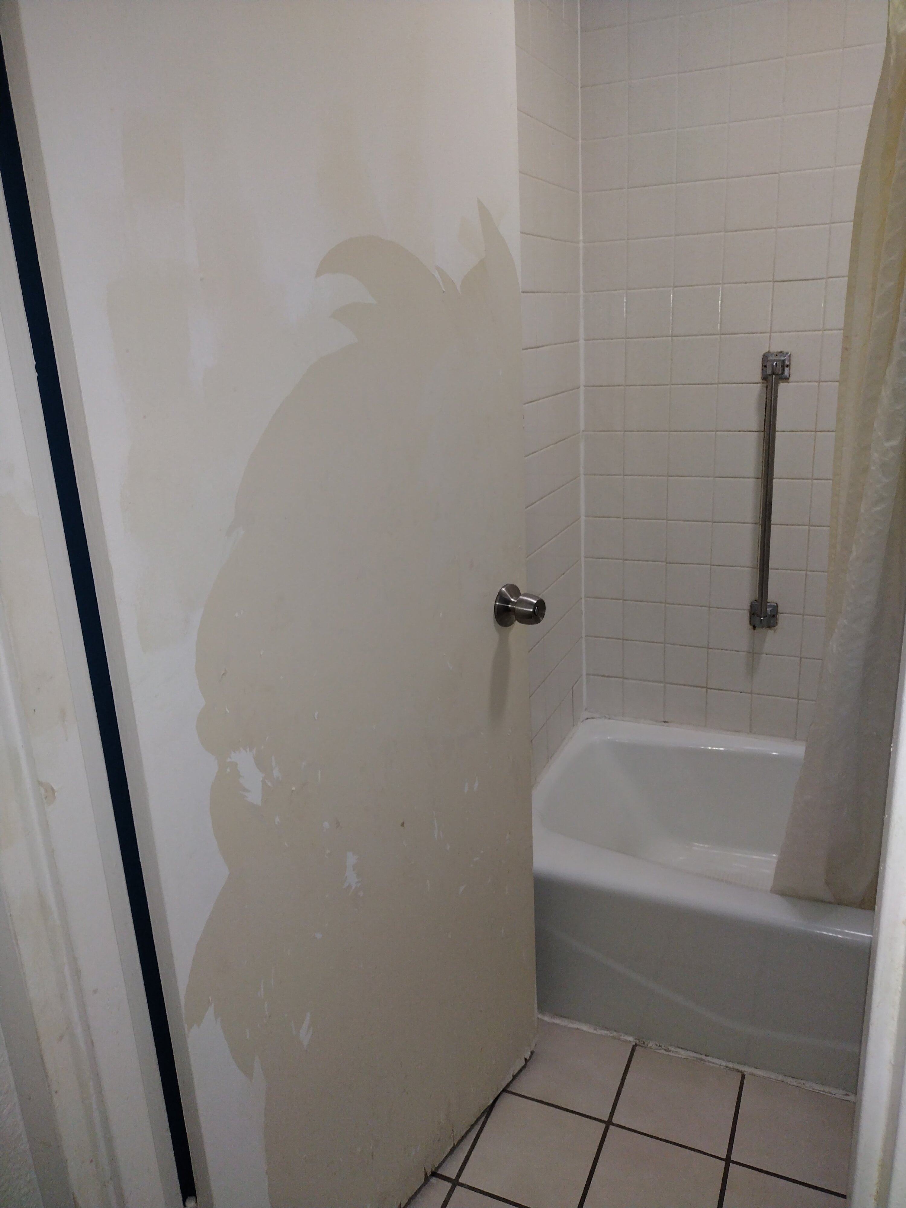 ZEN LIVING SUITES EXTENDED STAY JACKSONVILLE ORANGE PARK Updated   Bathroom Door Paint Peeling 