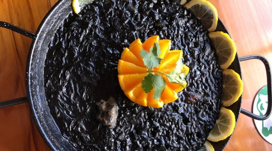 Arroz negro de Pulpo
