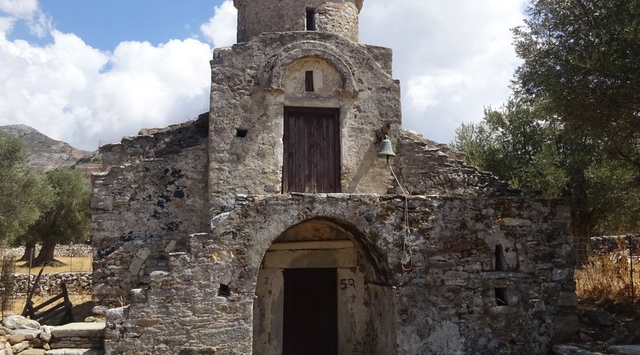 Byzantine church of Agii Apostoli outside Chalki village - Naxos, Greece