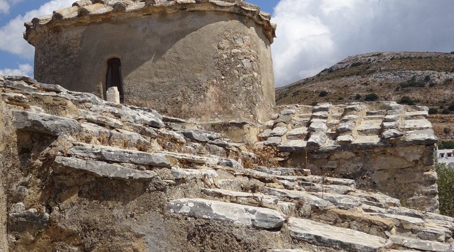 Byzantine church of Agii Apostoli outside Chalki village - Naxos, Greece