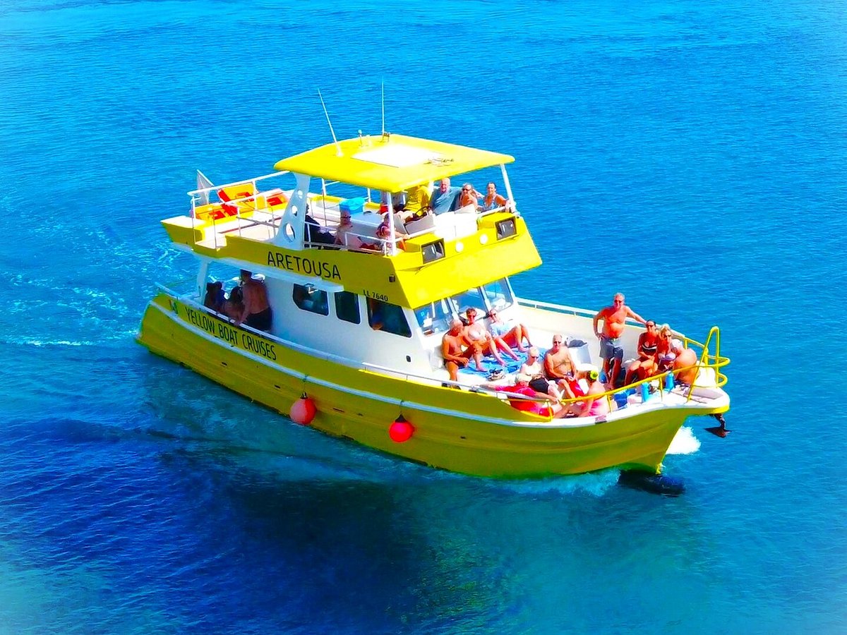 the yellow boat protaras cruises