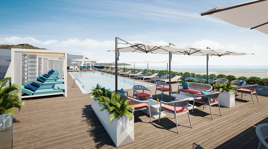 Take a sunbath near our wonderful heated swimming-pool on the rooftop.