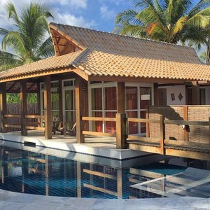 Bangalô Máster com piscina privativa.