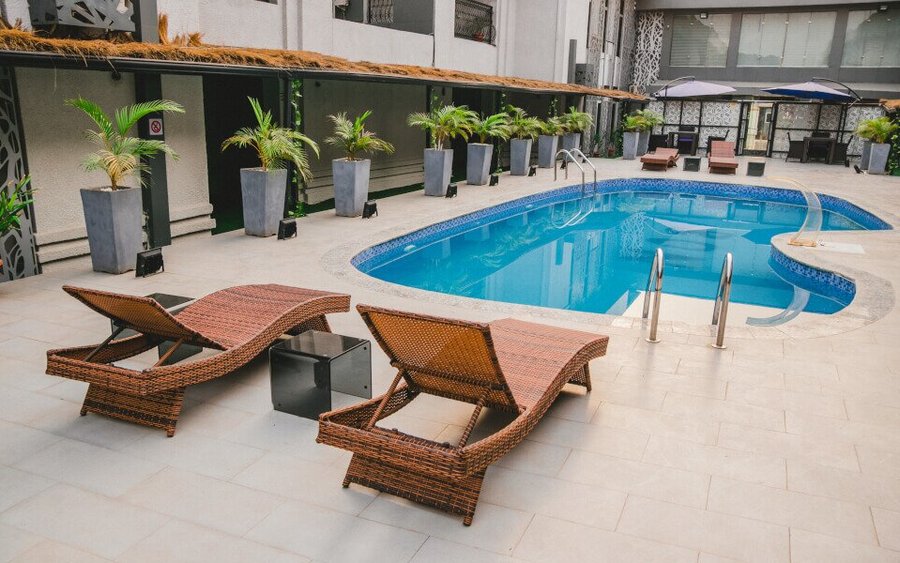 Swimming pool area
