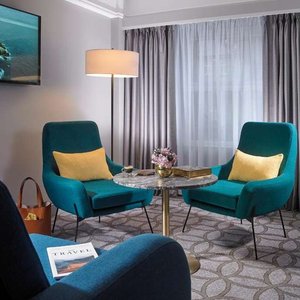 The Davenport Hotel in Dublin, image may contain: Villa, Housing, City, Opera House