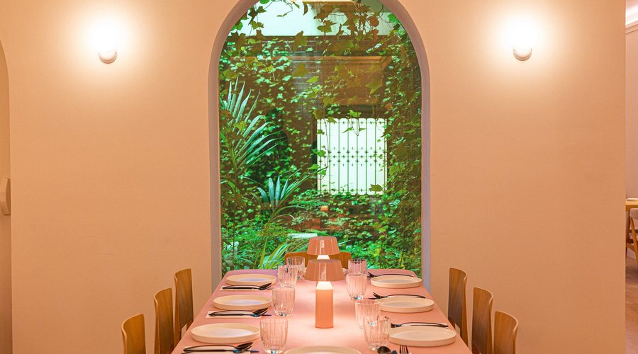 Vista a jardin interno