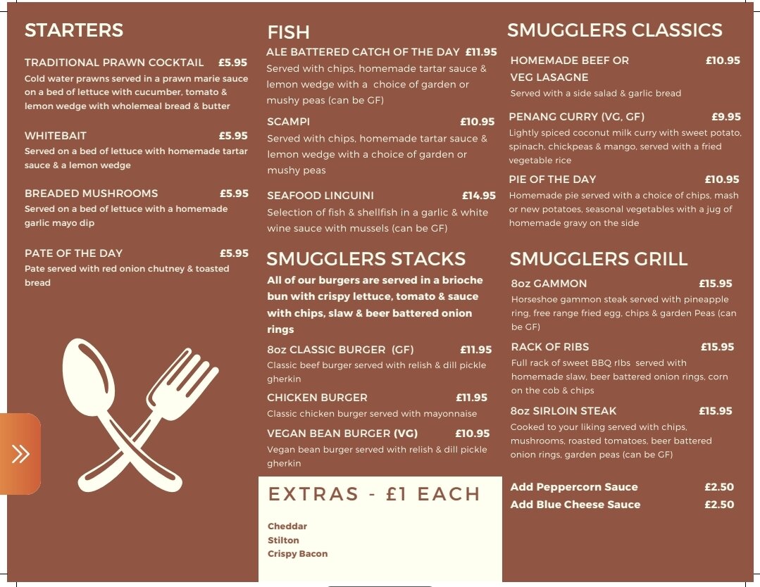 SMUGGLERS INN, St Erth - Menu, Prices & Restaurant Reviews - Tripadvisor