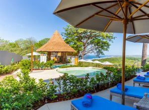 Hotel Boutique Lagarta Lodge in Nosara, image may contain: Resort, Hotel, Building, Outdoors