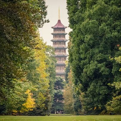 View of the Great Pagoda in Kew Garden