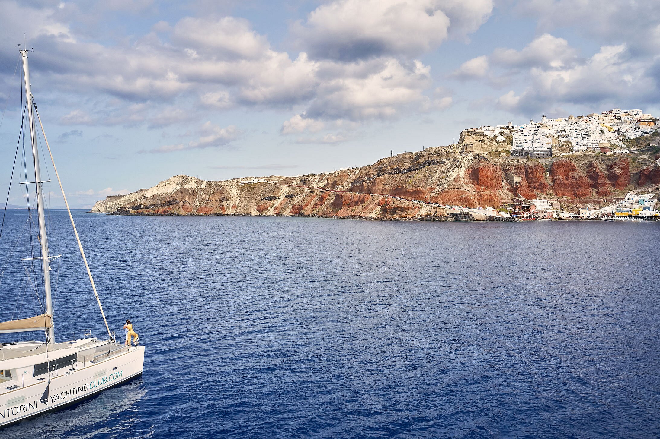 yachting club santorini