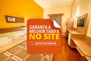 Hotel 10 Itajai in Itajai, image may contain: Monitor, Screen, Computer Hardware, TV