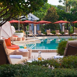 Renaissance Orlando at SeaWorld in Orlando, image may contain: Resort, Hotel, Backyard, Chair