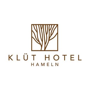 Das Logo des Klüt Hotels.