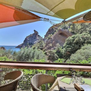 Bord de terrasse du restaurant