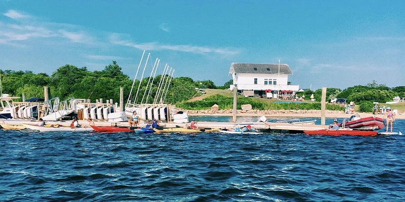 Boat dock at Block Island, Rhode Island