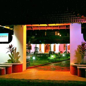 Night view from entrance