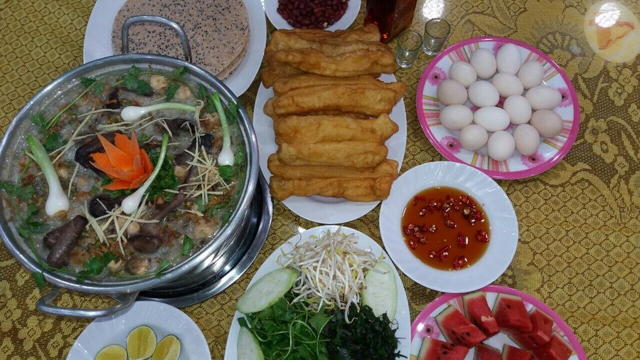 Set-Combo Cháo Bồ Câu Ngũ Vị Hoa Lan