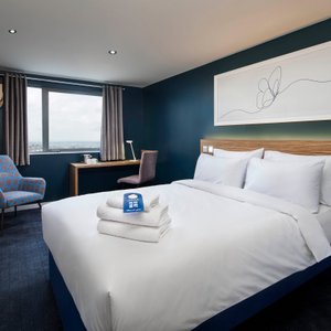 Travelodge Hexham in Hexham, image may contain: Office Building, City, Hotel, Condo