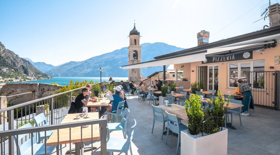 Vista terrazza pizzeria
