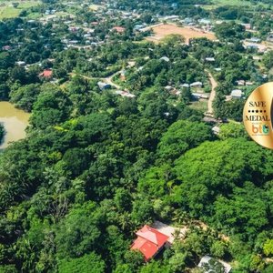 Aerial View of Villa Massis