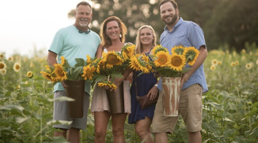 Stay with us any time in the entire month of August and enjoy your time with our gorgeous field of Sunflowers.  (Separate admission ticket is required)