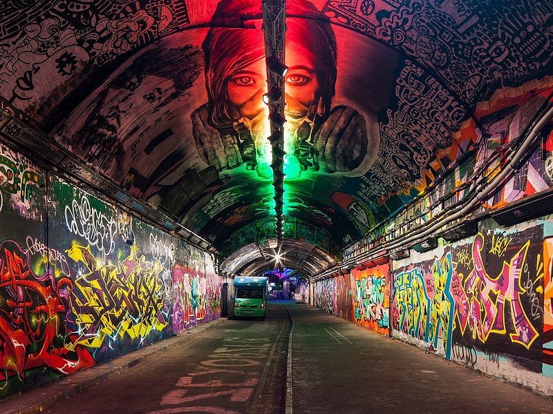 Leake Street Tunnel London